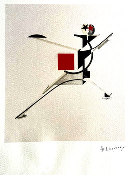 Lissitzky Lithograph 1976