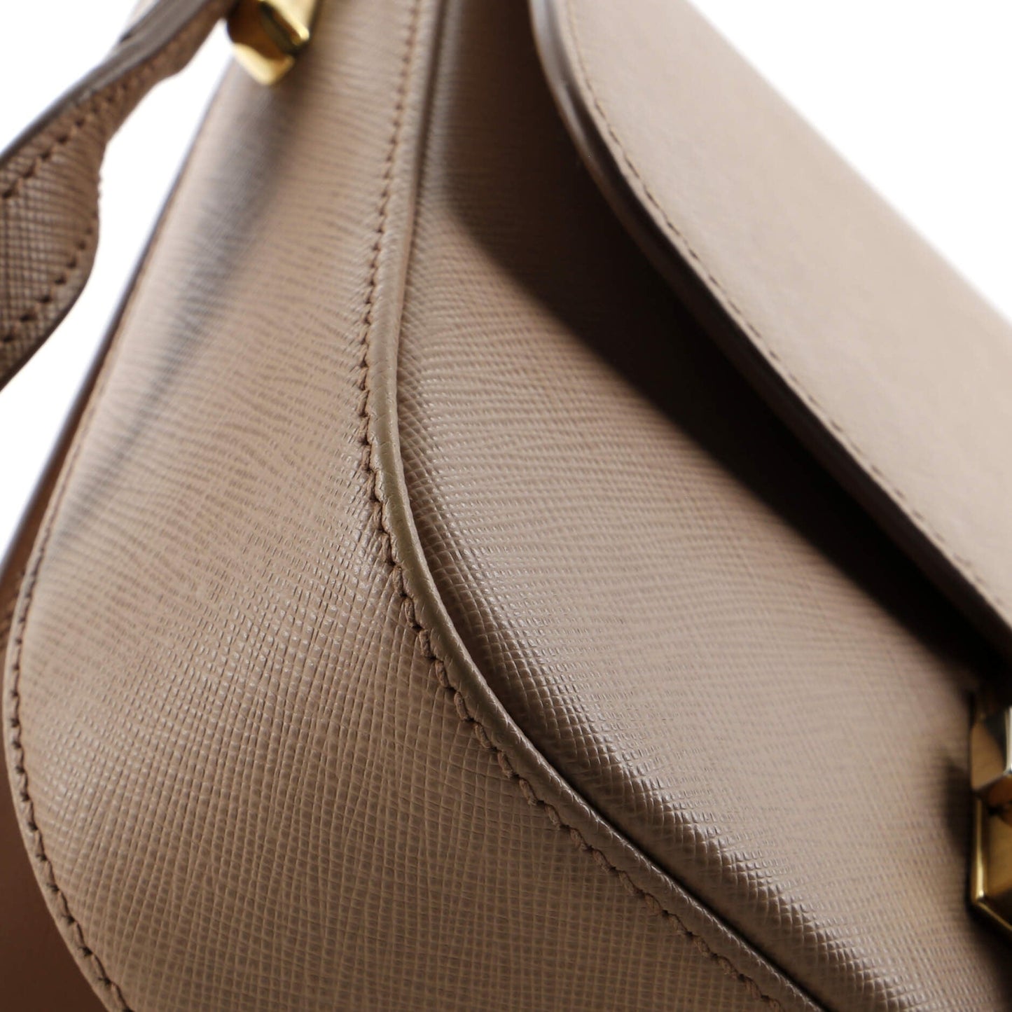 Prada Embleme Flap Bag Saffiano Leather Small