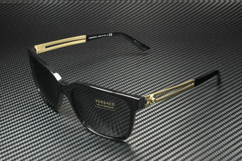 Versace Ve4307 Gb1 87 Black Grey Lens Men'S
