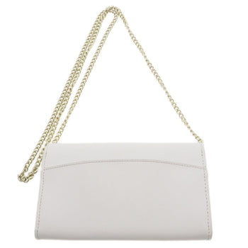 Leather kate spade Chain wallet logo motif Long wallet (with coin pocket)