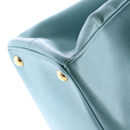 Prada Double Zip Lux Tote Saffiano Leather Small