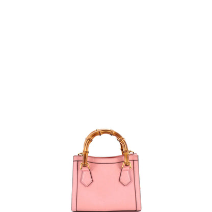 Gucci Diana Nm Bamboo Handle Tote Leather Mini