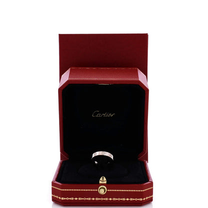 Cartier Love Wedding Band Ring 18K White Gold