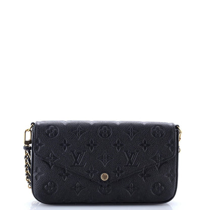 Louis Vuitton Felicie Pochette Monogram Empreinte Leather