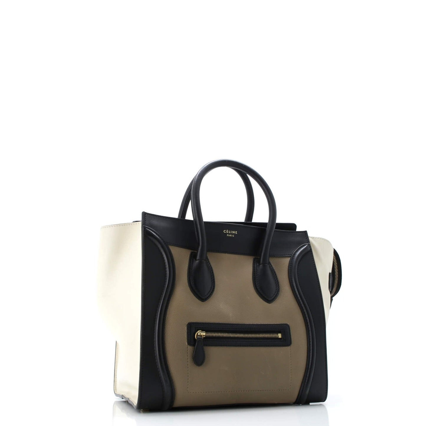 Celine Tricolor Luggage Bag Leather Mini