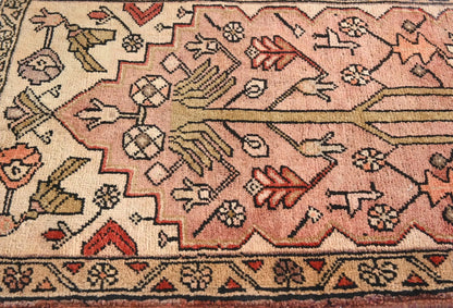 Semi Antique Serapi Oriental Rug 2X5 ft Wool