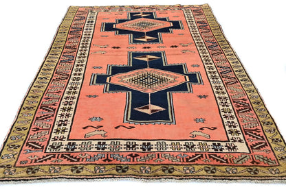 Handmade Farmho Boho Tribal Oriental Rug