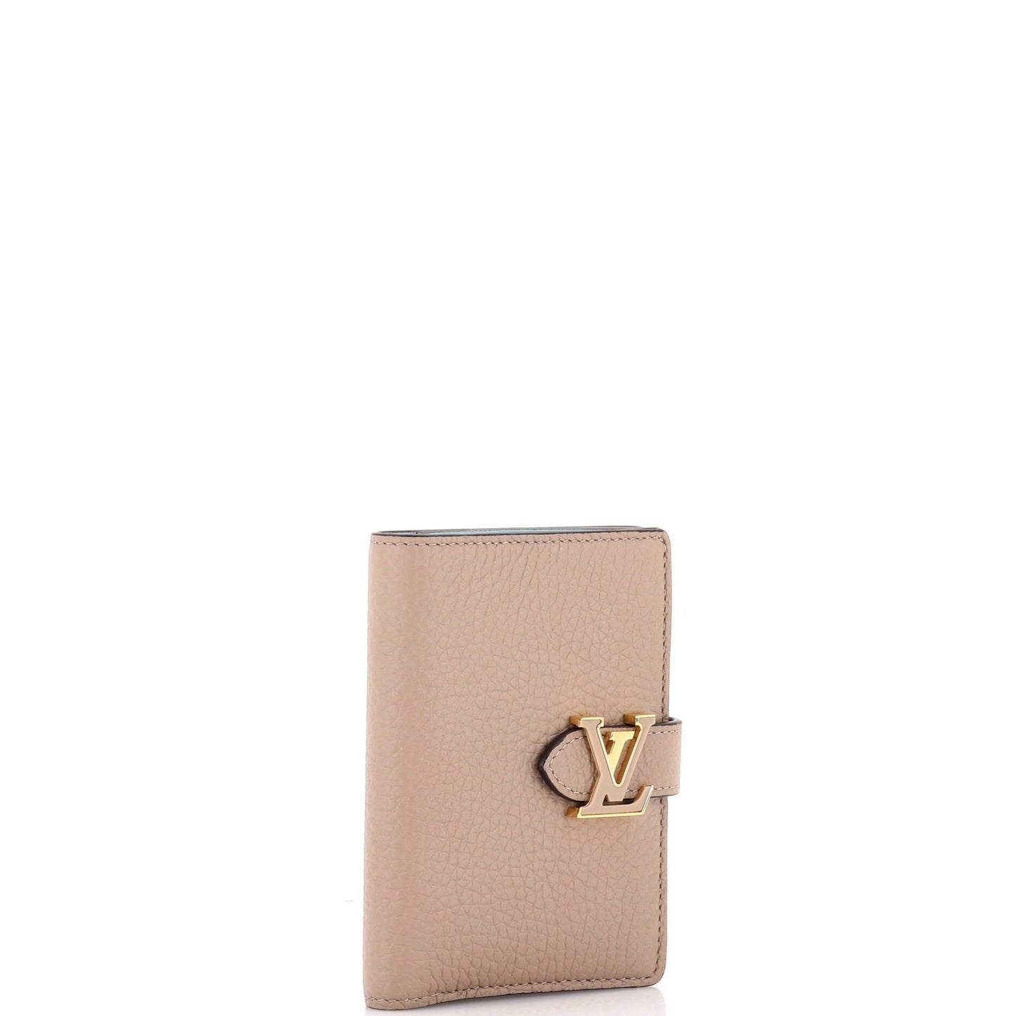 Louis Vuitton Lv Vertical Wallet Taurillion Leather Compact