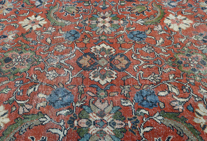 Antique Oversized Floral Vintage Style Oriental
