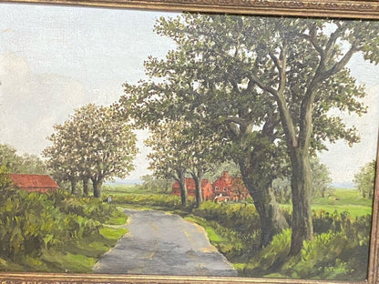 C. B. Turner (British) Original Oil Painting Landscape Signed Framed