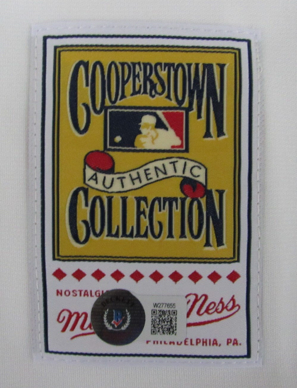 Pedro Martinez Hof Autographed/Ins Mitchell & Ness Jersey Red Sox Beckett 176376