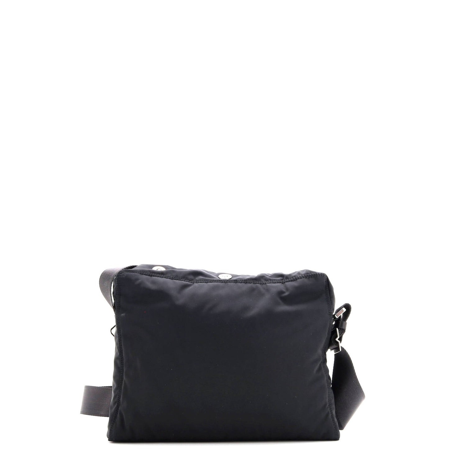 Bottega Veneta Snap Button Messenger Bag Nylon