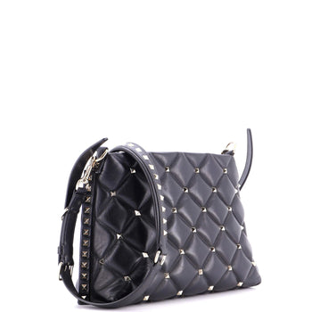 Valentino Garavani Candystud Messenger Bag Leather Large