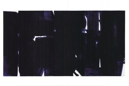 Pierre Soulages Painting June 3, " Offset Lithograph Abst