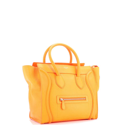 Celine Luggage Bag Grainy Leather Mini