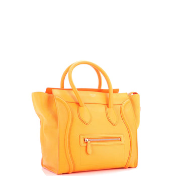 Celine Luggage Bag Grainy Leather Mini