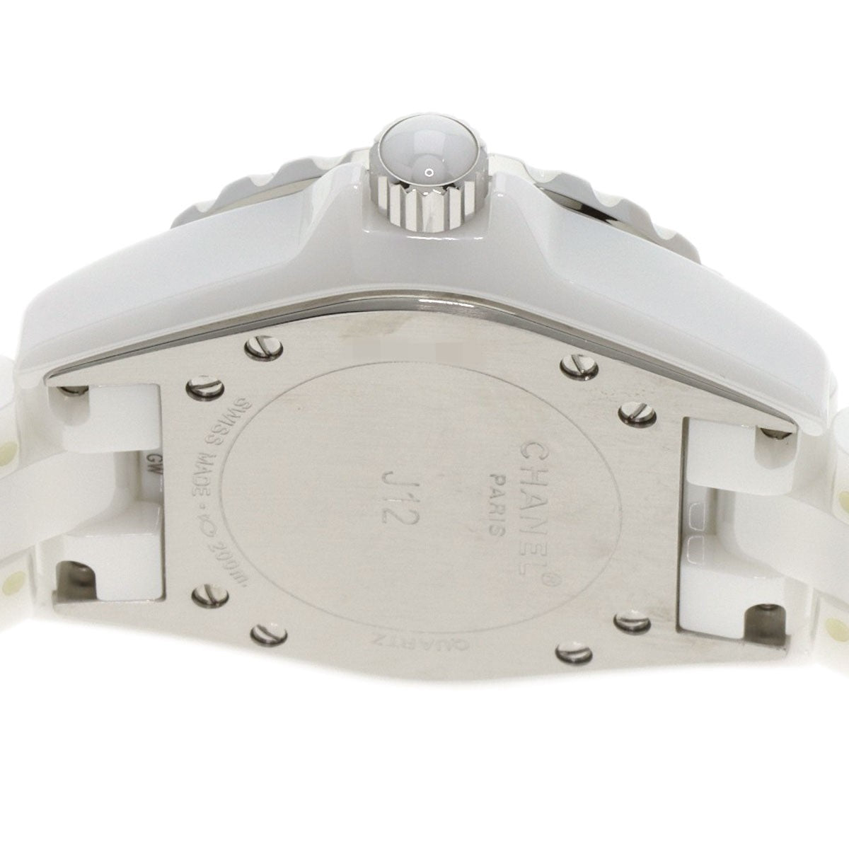 Chanel J12 1.3 "White Ceramic Watches H0968 Ceramic/Ceramic
