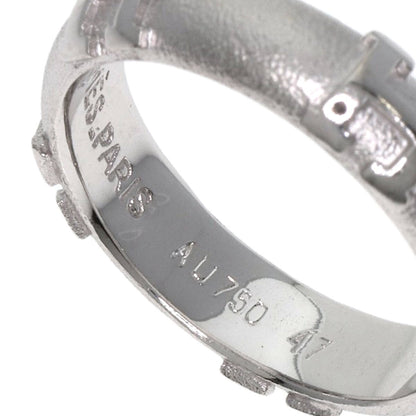 Hermes Fidelite # 47 Ring K18 White Gold Ladies []