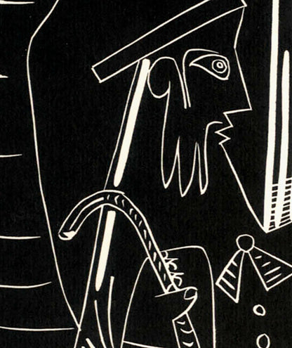 Pablo Picasso Luncheon On The Grass (White) " Lithograph Cubism