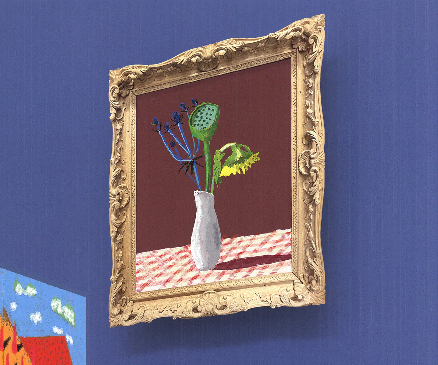 David Hockney 20 Flowers And Some Bigger Pictures " Offset Lithogra