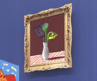 David Hockney 20 Flowers And Some Bigger Pictures " Offset Lithogra