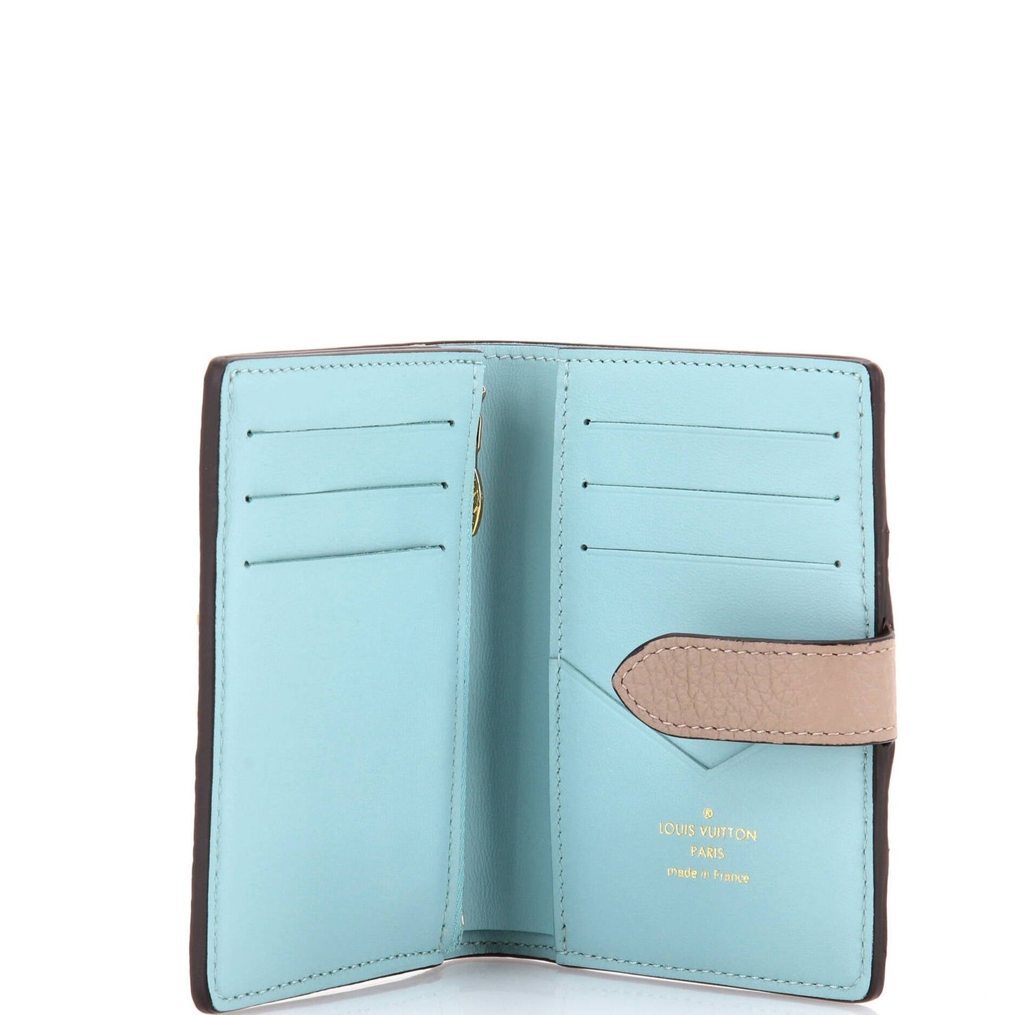 Louis Vuitton Lv Vertical Wallet Taurillion Leather Compact