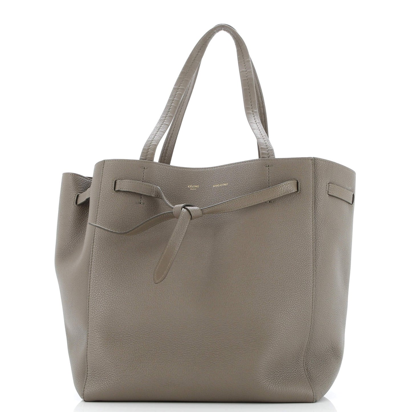 Celine Phantom Tie Cabas Tote Leather Small