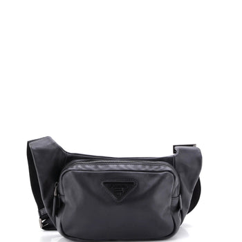 Prada Front Pocket Belt Bag Vitello Daino