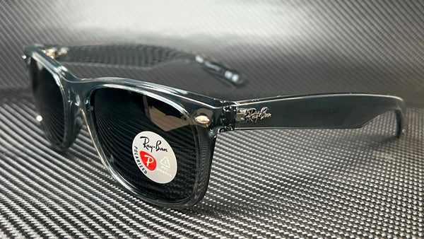 RAY BAN RB2132 64503R Wayfarer Transparent Grey Polarized 58 mm Sunglasses