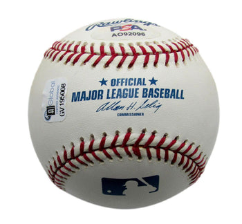 Derek Jeeter Hof Signed/Auto Oml Baseball New