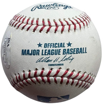 Travis D'Arnaud Autographed Official Major League Baseball (Jsa)
