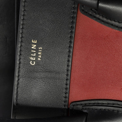 Celine Tricolor Luggage Bag Leather Mini