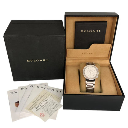 Bvlgari Bvlgari-Bvlgari Chronograph Bb38Ssch (Bb38Wssdch) White