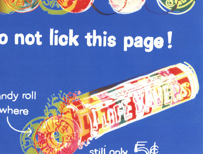 Andy After Warhol Ads: Life Savers (Blue) " Poster Pop Art