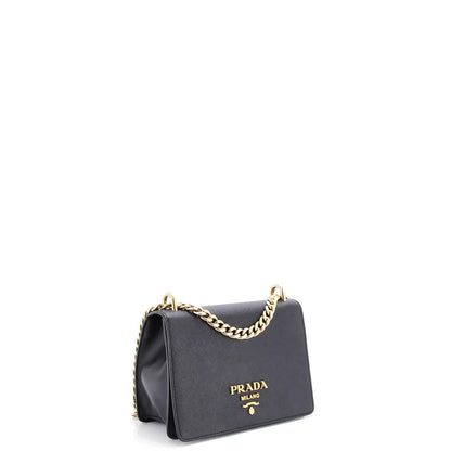 Prada Chain Flap Bag Saffiano Leather Small