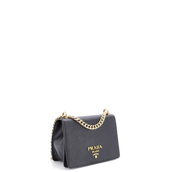 Prada Chain Flap Bag Saffiano Leather Small