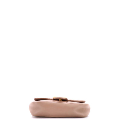 Mini Gucci GG Marmont Flap Bag Matelasse Leather