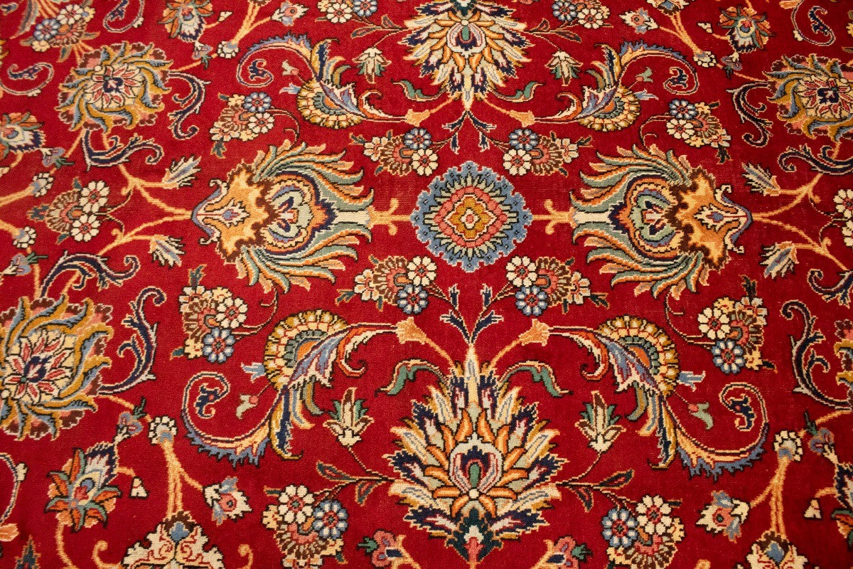 11'6X14'8 Handmade Semi-Antique Oriental Rug Palatial Size Classic Carpet