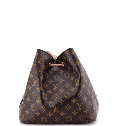 Louis Vuitton Neonoe Handbag Monogram Canvas With Leather Mm