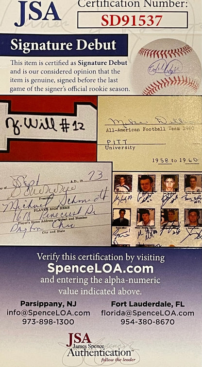 D'Andre Swift Autographed Georgia Custom Jersey (Jsa)