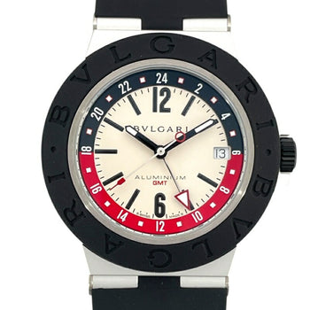 Bvlgari Aluminum Gmt 40Mm 103963 White Case Size 40Mm Men'S Used Watch #61030