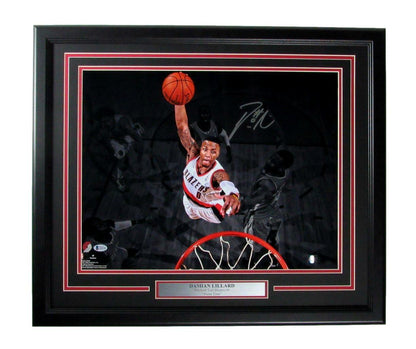 Damian Lillard Trail Blazers Signed/Auto 16X20
