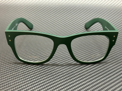 Ray Ban Rx7840V 8062 Matte Green Unisex 52 Mm