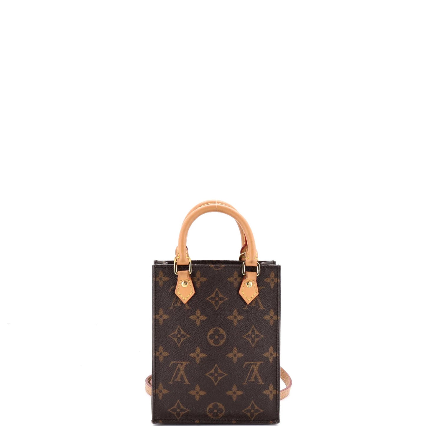Louis Vuitton Petit Sac Plat Bag Monogram Canvas
