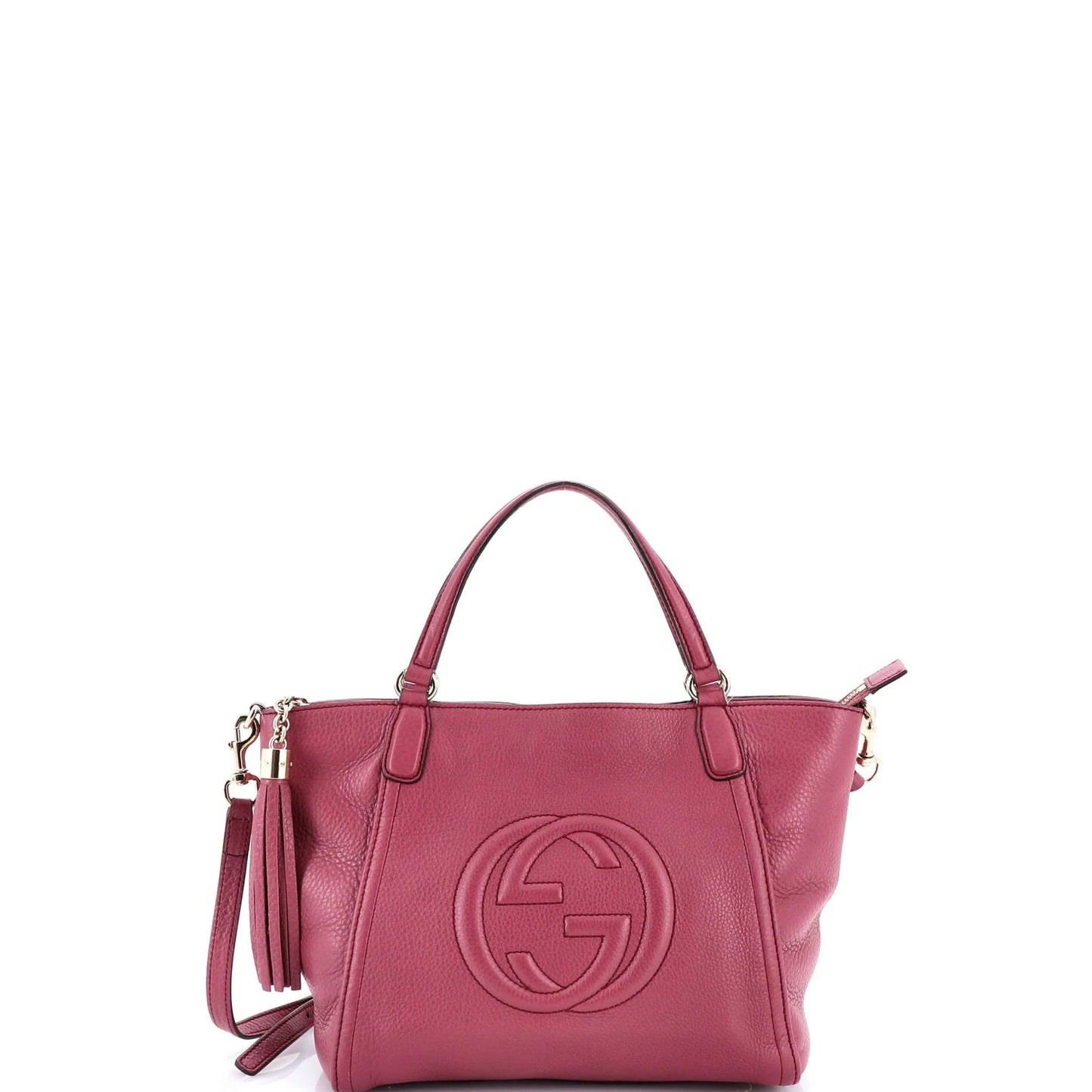 Gucci Soho Convertible Top Handle Bag Leather Small