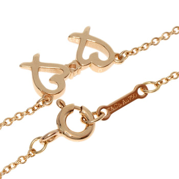 Tiffany&Co.   Necklace Double Loving Heart