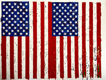 Jasper Johns Lithograph Coa Signed Op Numbered In