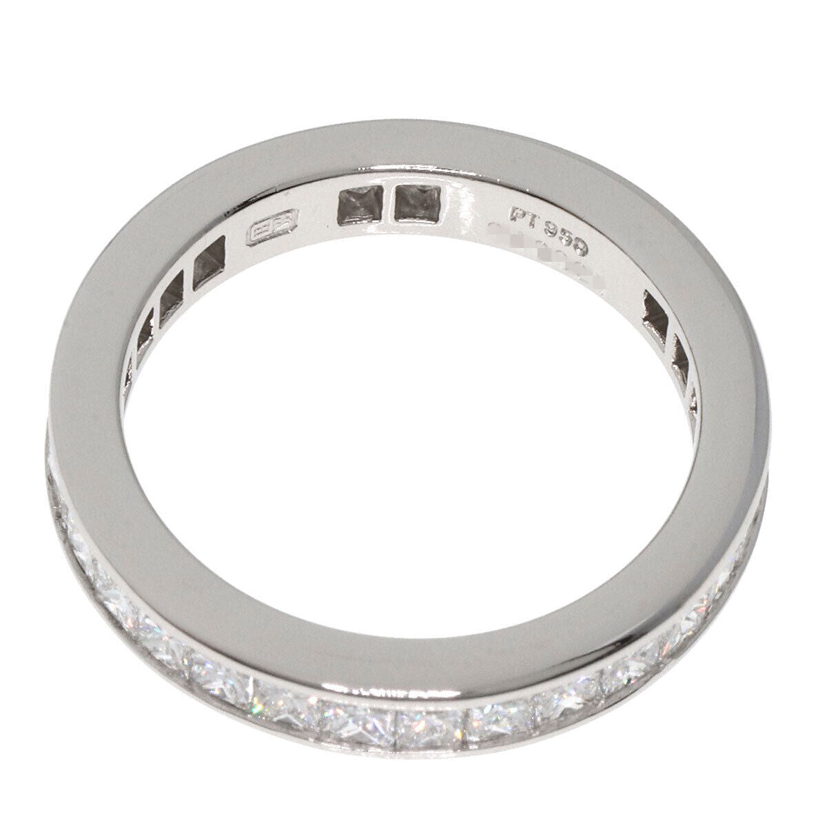 Harry Winston Ring Princess Eternity Platinum