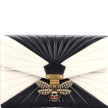 Gucci Queen Margaret Clutch Colorblock Leather