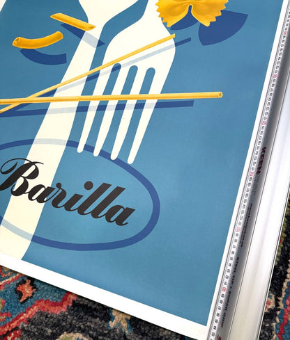 Barilla Pasta Erberto Carboni 1952 Vintage Italian Food Poster 1St Printing
